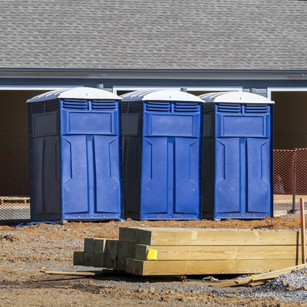 can i customize the exterior of the porta potties with my event logo or branding in Downsville